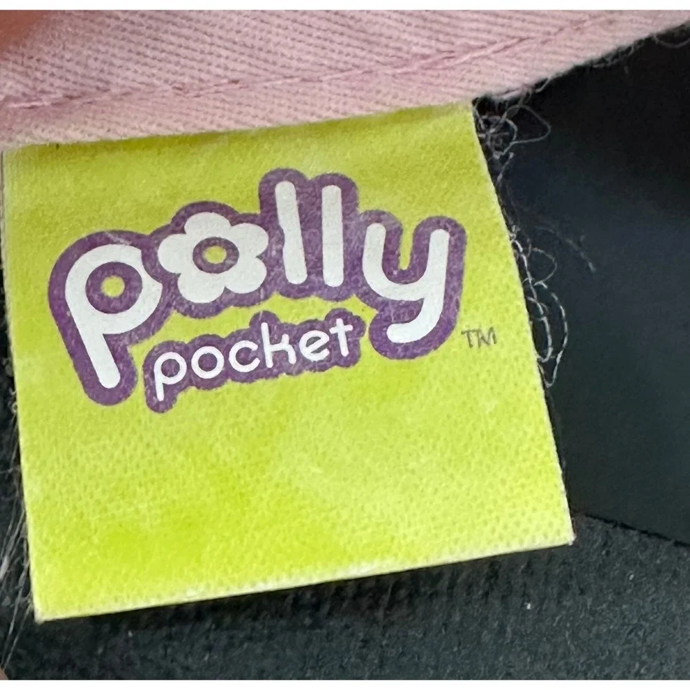 Vintage Polly Pocket Pink Baseball Cap‎ Hat Y2K Embroidered Glitter Girls Kids